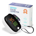 Fingertip Pulse Oximeter – Digital SpO2 &amp Heart Rate Monitor