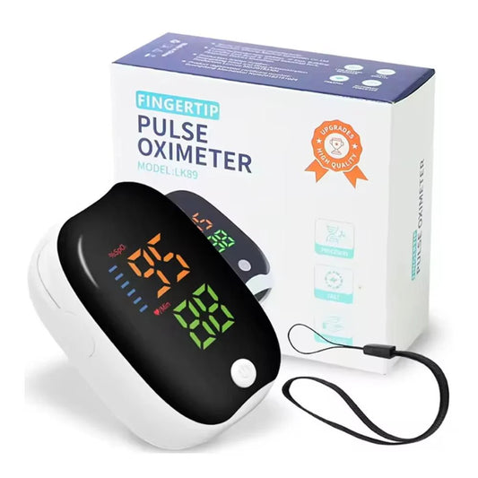 Fingertip Pulse Oximeter – Digital SpO2 &amp Heart Rate Monitor
